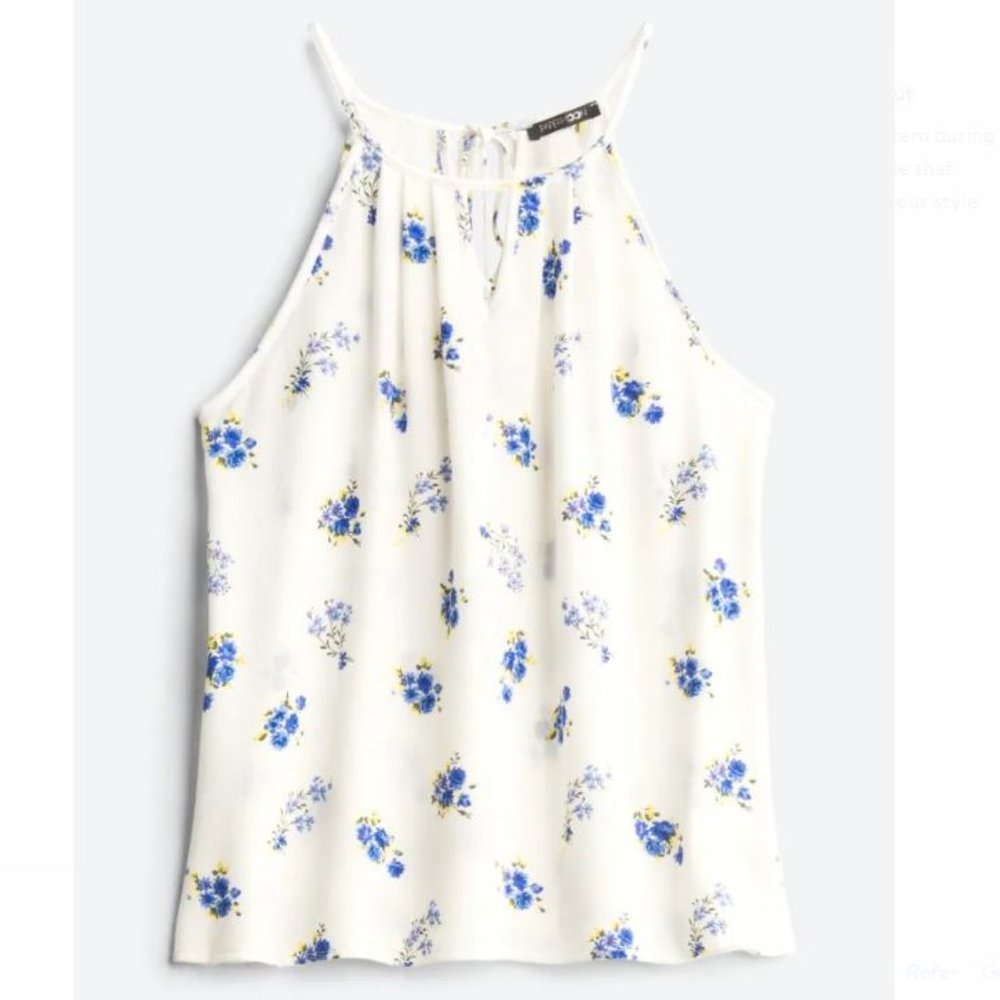 Papermoon Barita Keyhole Blouse White SP